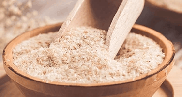 a bowl of psyllium fibre