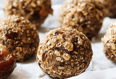 orange and cranberry energy balls